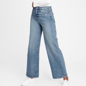 Gap Sky High Wide Leg Jeans